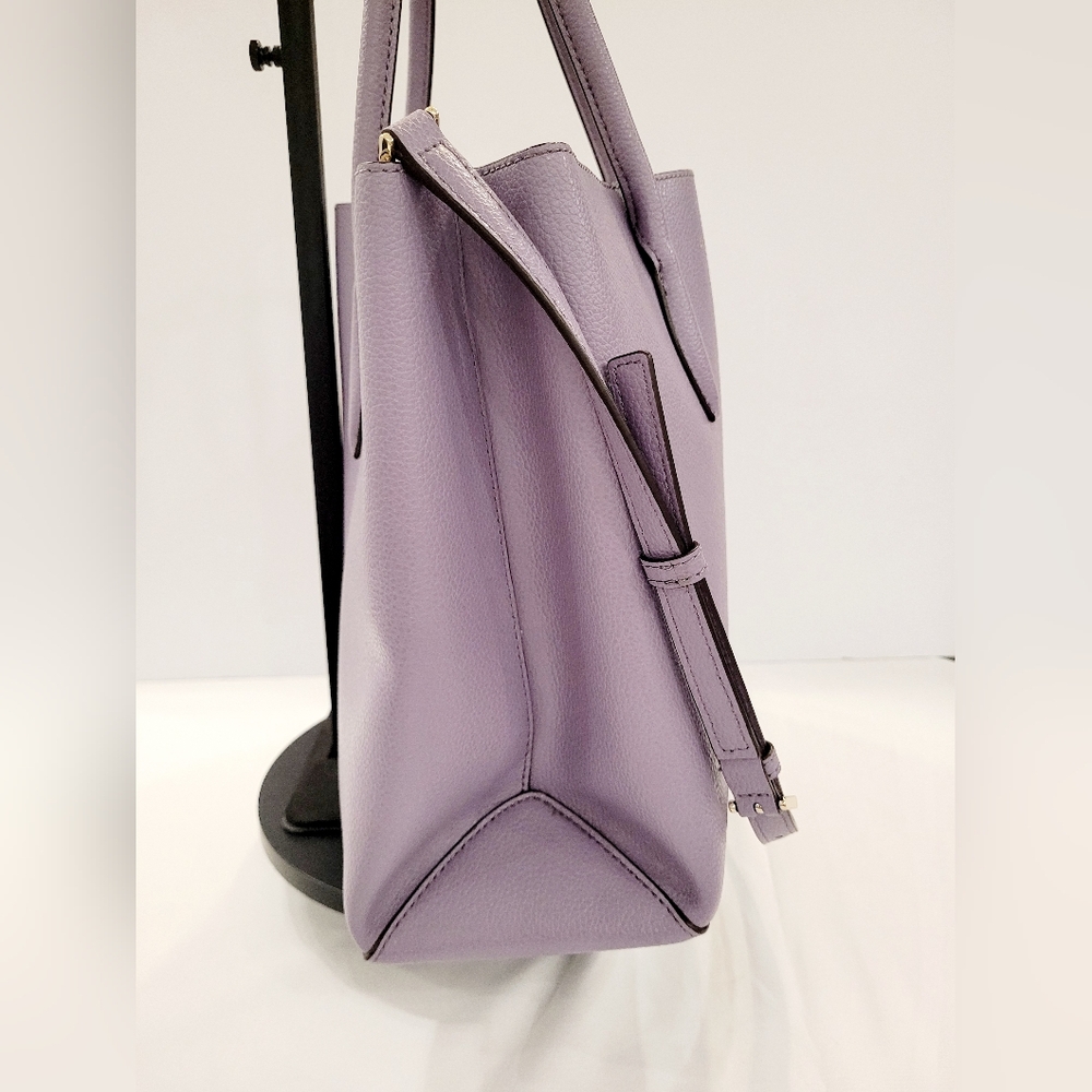Kate Spade Eva Breezy Lilac Lavender Satchel With Dustbag - Picture 5 of 10